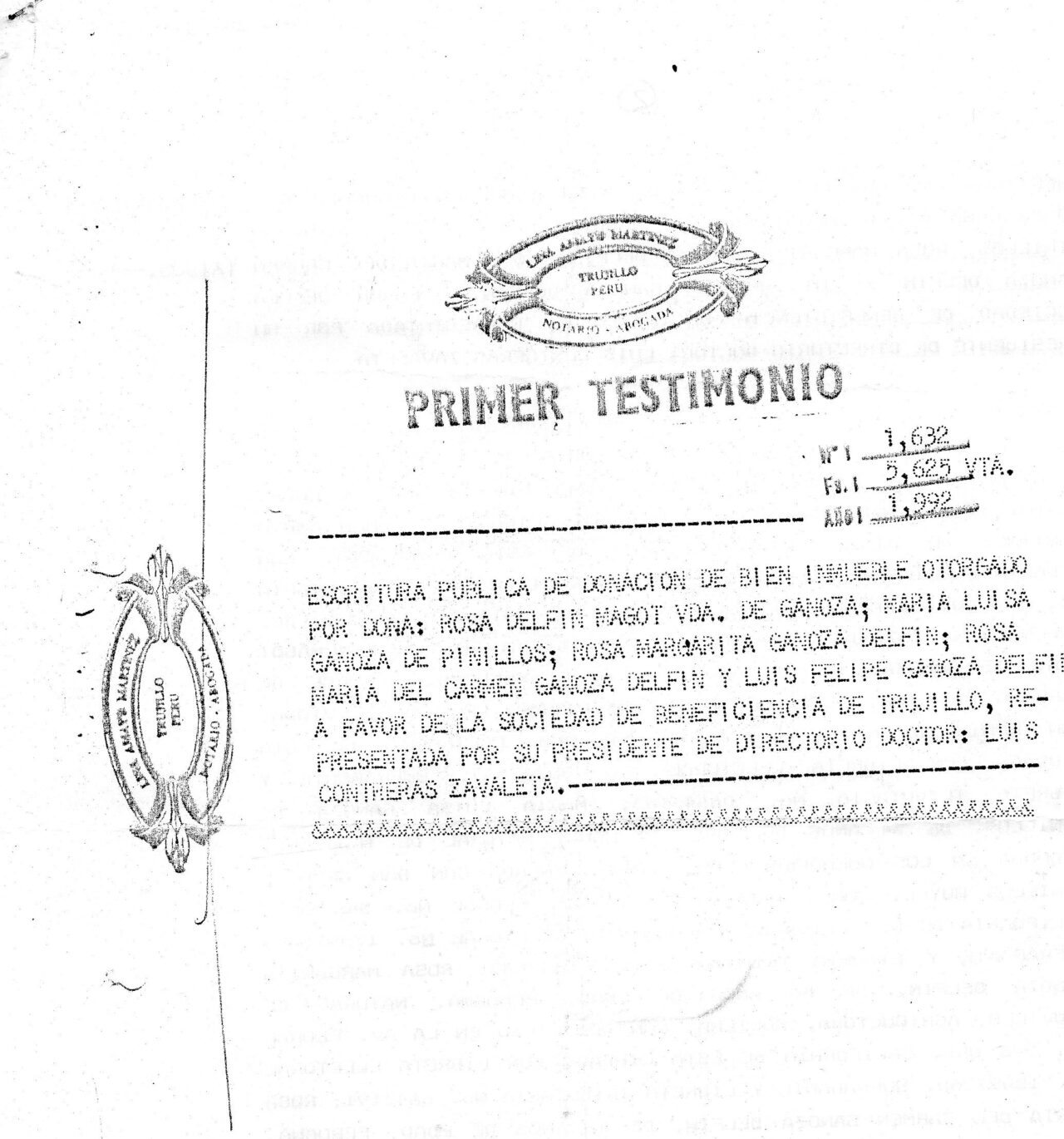 BENEFICENCIA ESCRITURA 1
