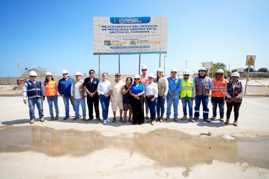 PACASMAYO: LA MAYOR OBRA DE PISTAS Y VEREDAS EN SECTOR EL PORVENIR ALCANZA 40 % DE AVANCE